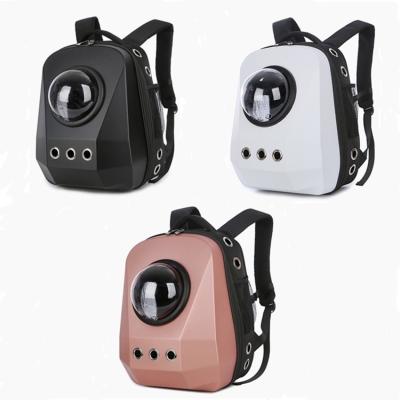 China Travel Breathable Eco-friendly Space Capsule Astronaut Bag Carrier Pet Transparent Dog Cat Backpack For Pet Cat for sale