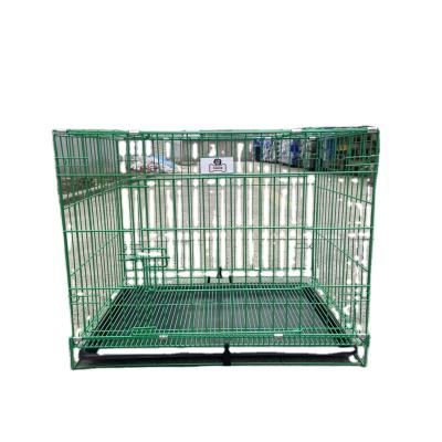 China Fashion Dog Cage 78*65*52cm Large Metal Cage Customization Folding Iron Metal Dog Wholesale Wire Dog Cage for sale