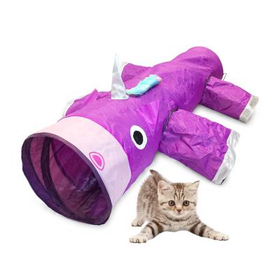 China Wholesale High Quality Dog Cat Toy Collapsible Cats Camouflage Tunnel for sale