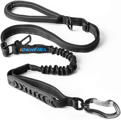 China Manufacturer Wholesale Nylon Custom Designer Padded Dog Bungee Running Leash for sale