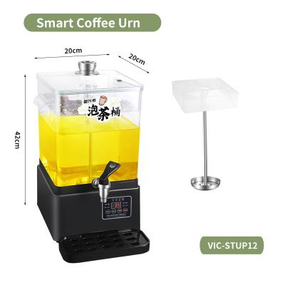 China Keep Hot High Quality Clear PC Body Smart Coffee Urn With With Digital Control for sale