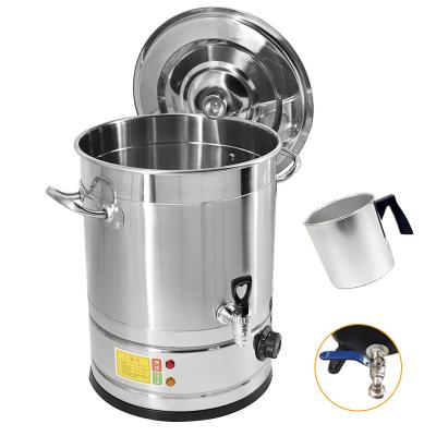 China Keep Hot Stainless Steel Drinking Water Boiler Tea Maker Water Urn Kitchen Appliances Electric Water Heater For Hotel for sale