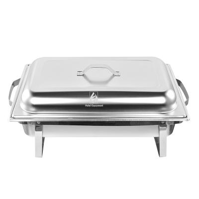 China 201 Stainless Steel Saving Stainless Steel Restaurant Hotel Supplies Shake Food Warmer Chafing Dishes for sale