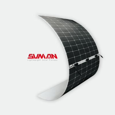 China Solar panel SMF375M-6X12UW flexible solar panel aparte scam panel home and industrial monocrystalline solar panel lampara for sale