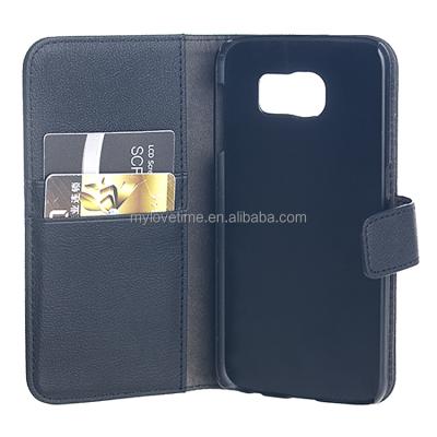 China Custom Anti-drop Factory Phone Case With Card Slots Stand Up Case Cover For Samsung Galaxy S6 for sale