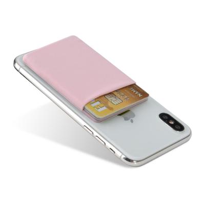 China 3M Adhesive Cell Phone Back RFID Lycra Adhesive Card Holder For iPhone Samsung Galaxy Huawei for sale