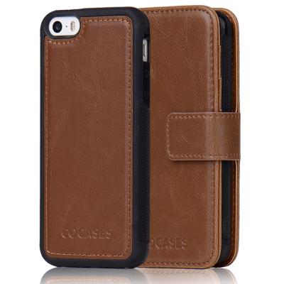 China Detachable Anti-fall Amazon Central Unit 2 in 1 Wallet Phone Case For iPhone 6/7/8 Plus for sale