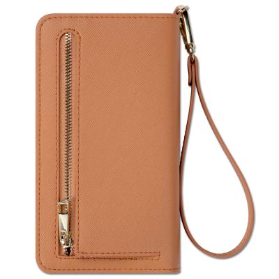 China Anti-fall factory directly sell universal RFID card holder purse phone wallet case for sale