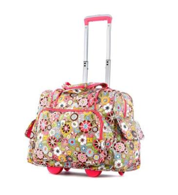 China Wholesale Fashion Fashion Kids Travel Stylish Duffle Trolley Rolling Bag for sale