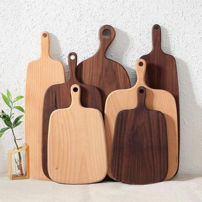 China Sustainable Custom Olive Wood Blocks Acacia Wooden Cutting Cheese Choppers for sale