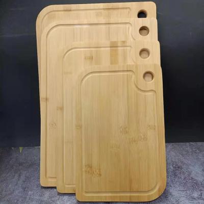 China Wholesale Custom Bulk Portable Large Non Slip Cutting Board Hot Selling Organic Bamboo Wood Sustainable For Kitchen for sale