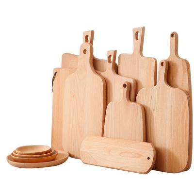 China High Quality Viable Wooden Fruit Board Black Walnut Cheese Board Cutting Board, Wooden Chopper For Kitchen for sale