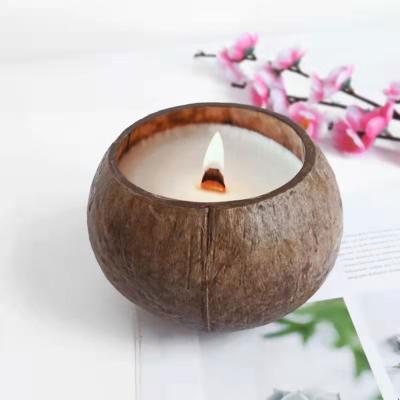 China Sustainable Wholesale Custom Logo Vietnam Eco Friendly Small Empty Coconut Candle Cups for sale