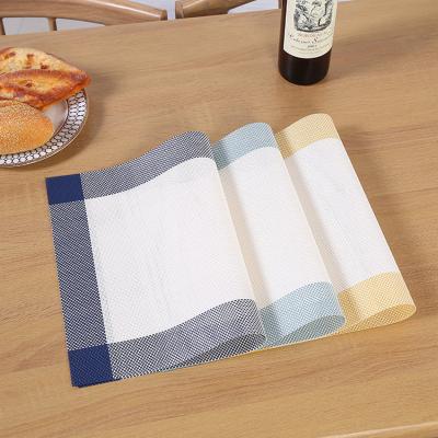 China Viable Wholesale Customized Cheap High Quality Water Proof PVC Dining Table Place Mat For Restaurant Hotel for sale