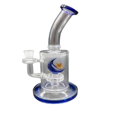 China Custom Logo Glass Water Pipe Cigarette Glass Smoking Pipe Wholesale Portable Mini Creative for sale