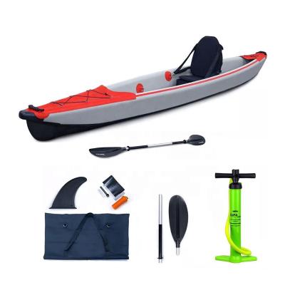 China PVC & Cheap China Factory Drop Stitch Inflatable Popular Drop Stitch Kayak Inflatable Rowing Boats Raft for sale