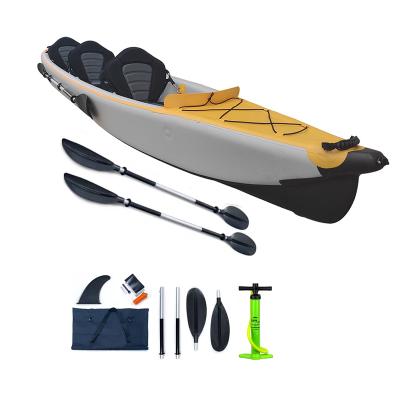 China PVC & Drop Point Rachelle Portable Drifting Full Drop Stitch Inflatable KayakFishing Boat FoldablePaddle Rowing Canoe Kayak for sale