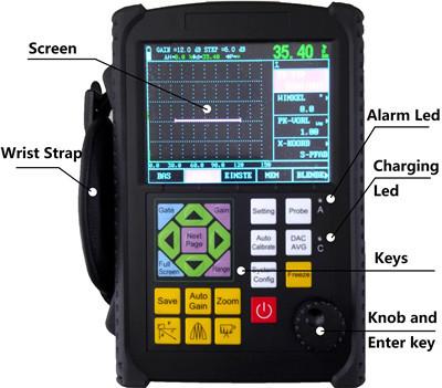 China Industrial Flaw Detector Ultrasonic Testing, Portable Digital Ultrasonic Flaw Detector Supplier for sale