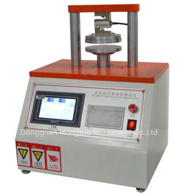 China Corrugated Boxes ECT Edge Ring Crushing Strength Test Machine , Cardboard Edge Crush Strength Tester for sale