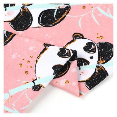 China Other China manufacturer pandas plain knit jersey cotton lycra spandex fabric for clothing for sale