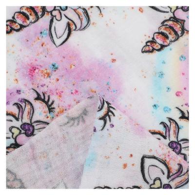 China Other Online China Factory Outlet Girls Unicorn Princess Cotton Fabric For Towel Dress for sale