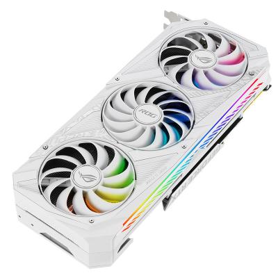 China Bulk Data Analytics Workstation ROG-STRIX-RTX3090-O24G-WHITE Super Gpu Compute Independent Graphics Card for sale