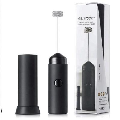 China Mini Coffee Milk Stirring Home Stored Professional Electric Handheld Milk Frother for sale