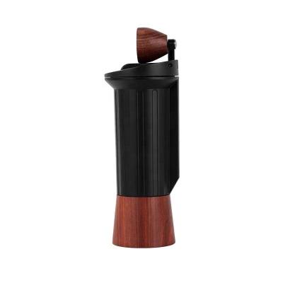 China Vintage Hand Crank Coffee Grinder Modern Black Classy Adjustable Ceramic Burrs Manual Coffee Grinder for sale