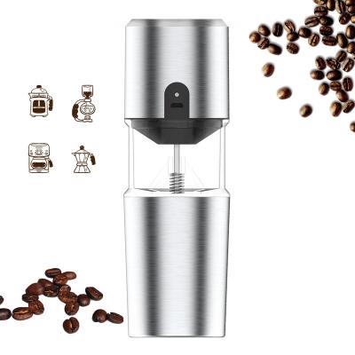 China Who respects the environment. Conical Electric Automatic Easy Burr Coffee Bean Grinder Usb Rechargeable Portable Coffee Grinder for sale