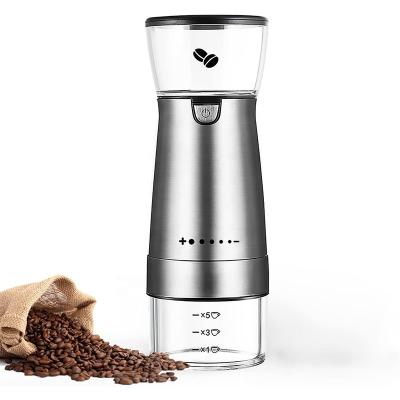 China Who respects the environment. Easy Adjustable Stainless Steel Electric Coffee And Spices Grinder With Removable Spoon Scale Cup for sale