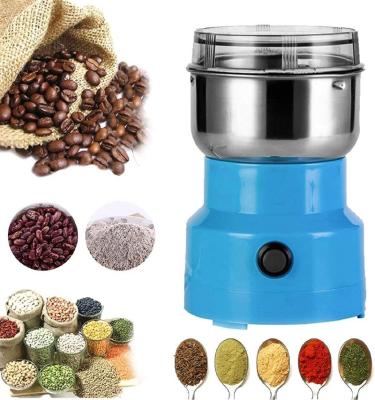 China Multifunctional Coffee Grinder Electric Fast Grinding Smash Mini Spice Coffee Grinder Hotel Powerful Blades Machine for sale