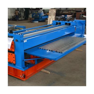 China Building Material Shops Cement Encaustic Corrugated Sheet Color Steel Tile Press Automatic Press For Roofing Tile Machine for sale