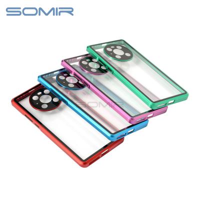 China Aluminum/Aluminum Alloy SJ02 For Huawei Case Mobile Phone Protective Case Full Aluminum Magnetic Case Easy To Use Screen for sale