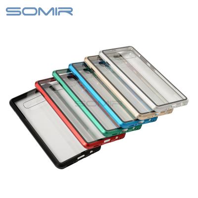 China Aluminum/Aluminum alloy SJ08 for Samsung full aluminum magnetic case mobile phone protective case easy to use screen for sale