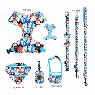 China Personalized Nylon Comfort Sublimation Dog Collar Blank Loose Buckle Polyester Cute Pet Collars for sale