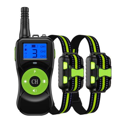 China 2021 Amazon Electric Dog Success Dog Shock Training Collar Viable Remote Dog Training Collar for sale