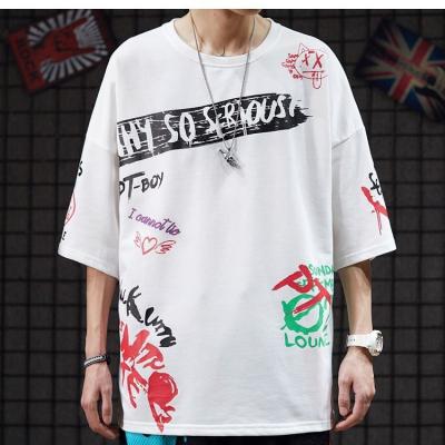 China Stylish Anti-Wrinkle T Shirts For Men With Fashionable Customized Design Cotton T Shirts Casual Fit Man Clothes for sale