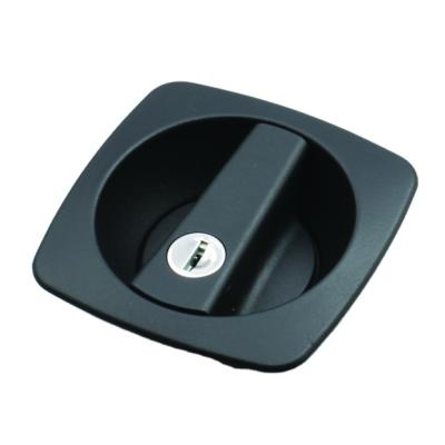 China PA Plastic Black Plastic Electric Control Recessed Panel Cam Lock In China for sale