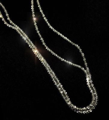 China FASHIONABLE Glow Glow Iced Out Italy 925 Sterling Silver Necklace for sale