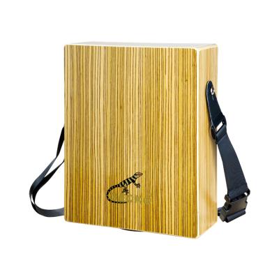 China Cajon Box Drum Exquisite Customizable Portable Moving Woodland Drum Percussion Instrument Flat Drum Hand Drum With Strap Carry Bag for sale