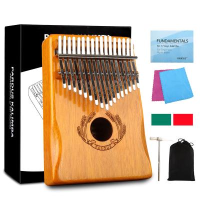 China Gecko 17 Finger Piano Thumb Piano Main Musical Instrument Mahogany Wood Wholesale Exquisite Kalimba Support OEM Kalimba for sale