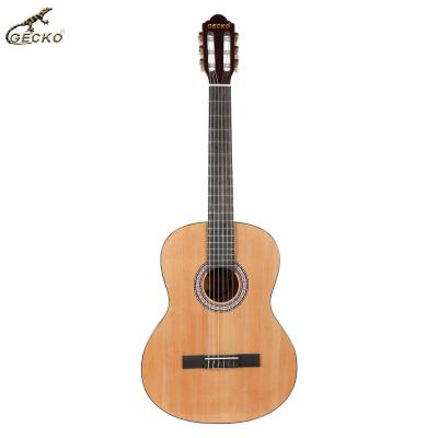 China Exquisite gecko factory wholesales the main hottest sale basswood 39 inch classical guitar for beginners for sale