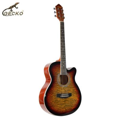 China Exquisite Gecko Factory Sells 40 Inches High Quality Cheap Acoustic Guitars For Adults for sale