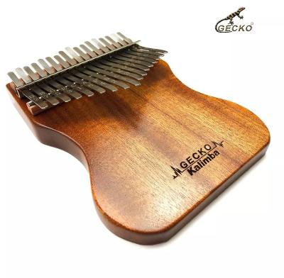 China Hot Selling Mahogany Wood Finger Ppiano Platter With Hammer Tuner Solid 17 Mahogany Key Kalimba Wood for sale