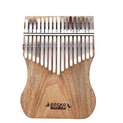 China Exquisite 17 Inch Gecko Piano Carburetor Popular Steel Crimson High End Kalimba for sale