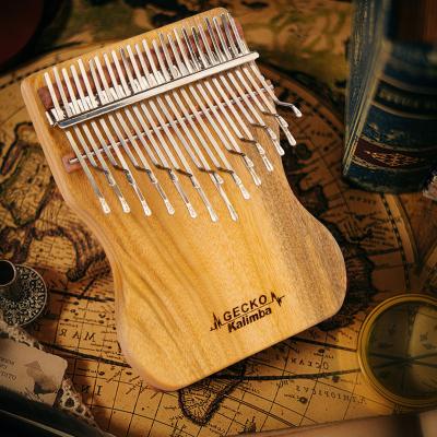 China New Musical Instruments Wholesale Christmas Gifts 24 Keys Thumb Kalimba Professional Playing Wooden Pianos for sale