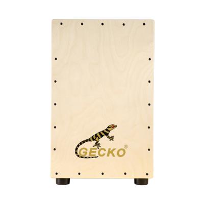 China New Exquisite GECKO Zebra Wood Box Cajon Drum Percussion Musical Instruments Factory Made New for sale