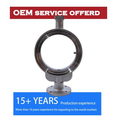 China Steel alloy butterfly valve valve body for sale