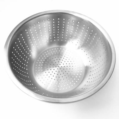 China Beautiful and Cheap Viable European Style Stainless Steel Rice Plate Sieve for sale