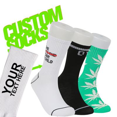 China Breathable OEM Made Your Own Design Logo Custom Logo OEM Sport Athletic Socks Athletic Socks for sale